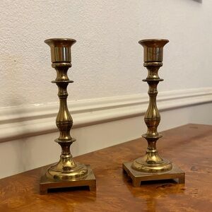 Pair of Brass Candlestick Holders
